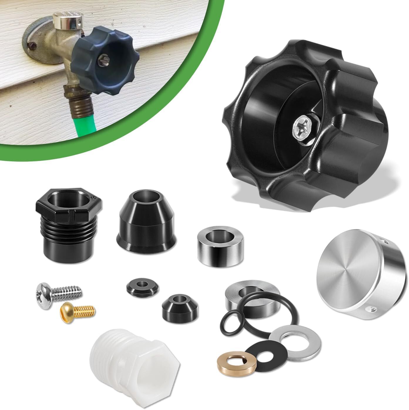 Replacement for Prier 300 400 500 630-8500 Wall Hydrant Complete Service Kit