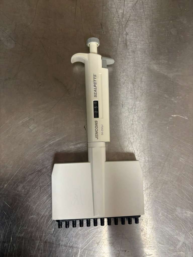 JENCONS SEALPETTE  50-25 ul 12 Channel Pipettor (Multi-channel Pipettor)