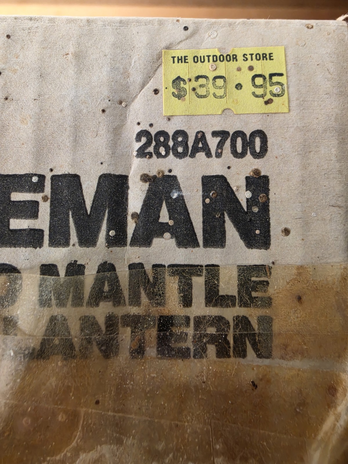 Coleman 288 Lantern with Box and Manual 288A700G Mint Condition Dated 8/89