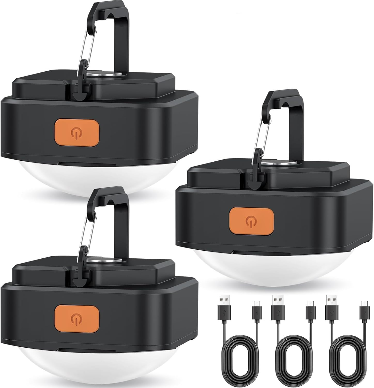 Rechargeable LED Camping Lantern 510LM USB-C Magnetic SOS Waterproof Tent Light
