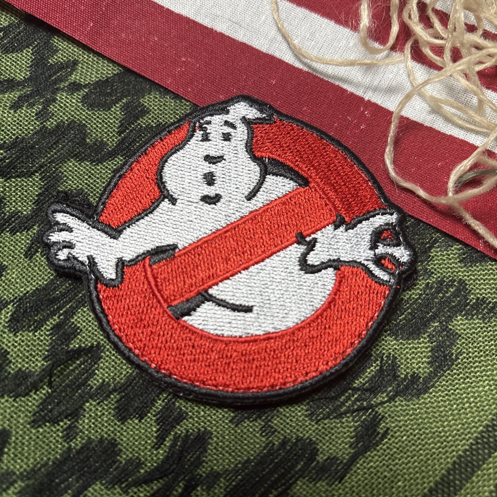 Who ya gonna call? morale patch 3” Round Hook &loop Funny tactical With Backing