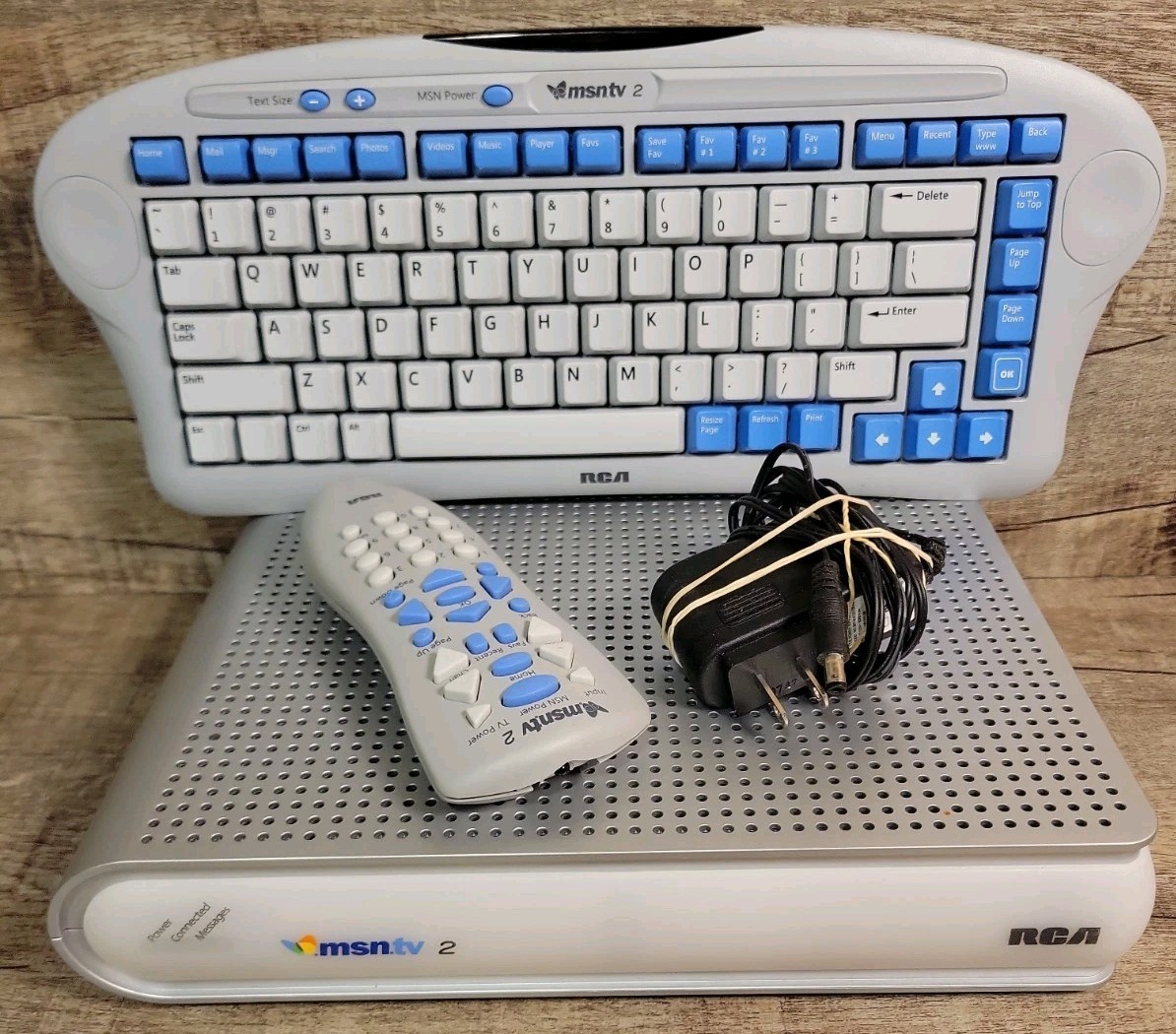 RCA MSN.TV 2 Internet and Media Player RM4100 Remote And Keyboard