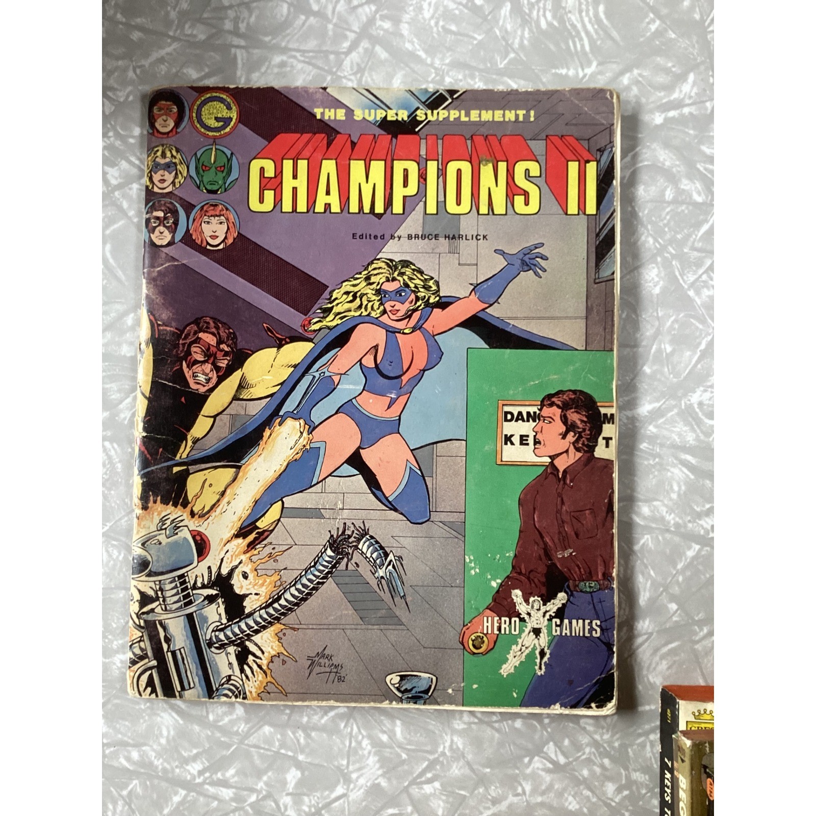 Champions II The Super Supplement Hero Games RPG 1982 Vtg Bruce Harlick HERO08