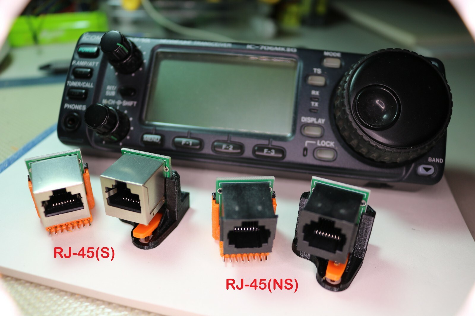  RJ-45(S) alternative to the “OPC-581 Separation Cable” for the ICOM  IC-706