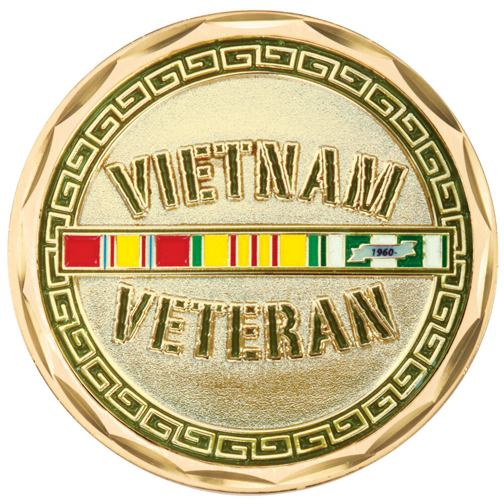 Vietnam Helmet Challenge Coin
