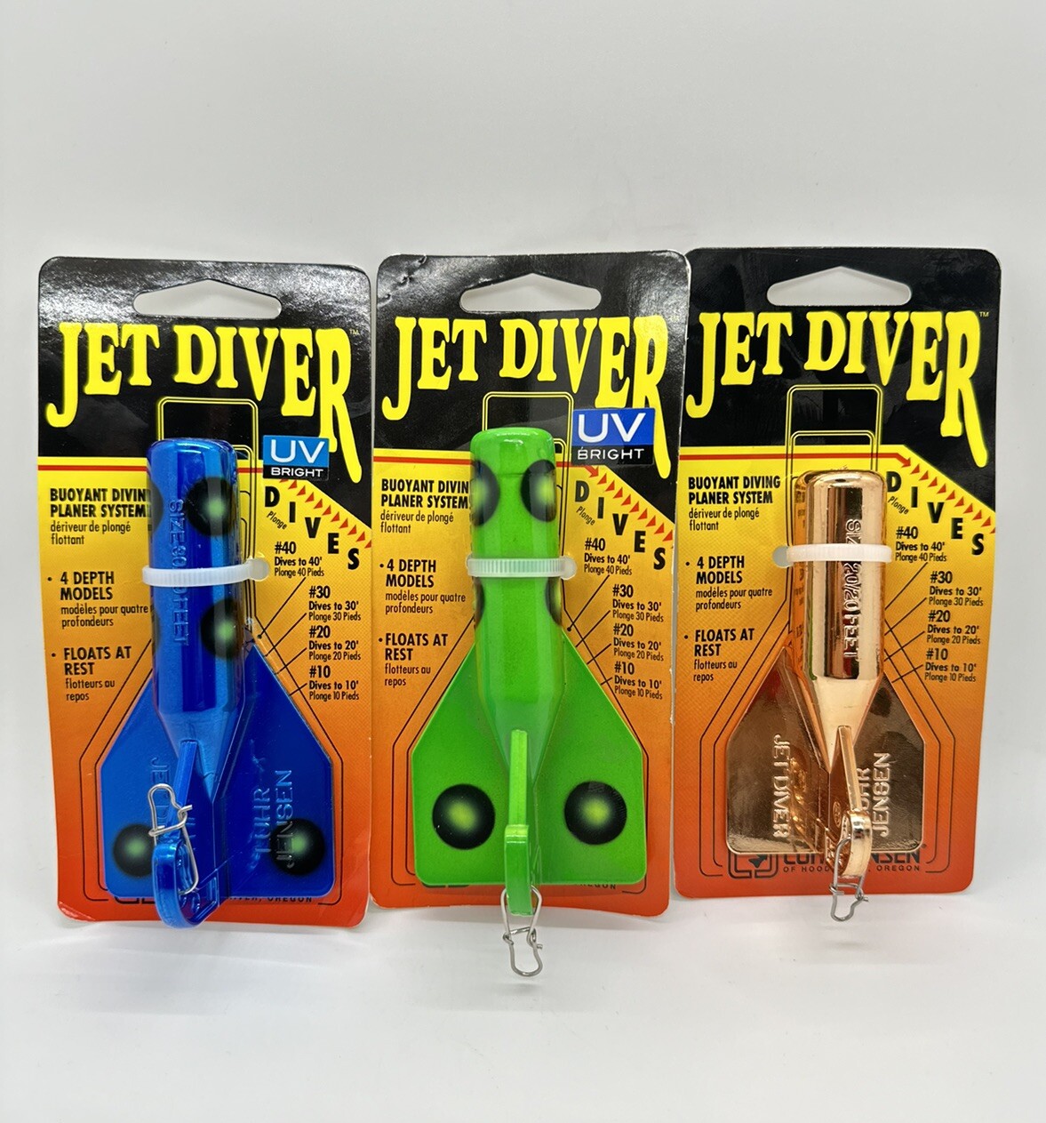 Luhr-Jensen Jet Diver Trolling Diver Steelhead & Salmon Back Troll CHOOSE COLOR