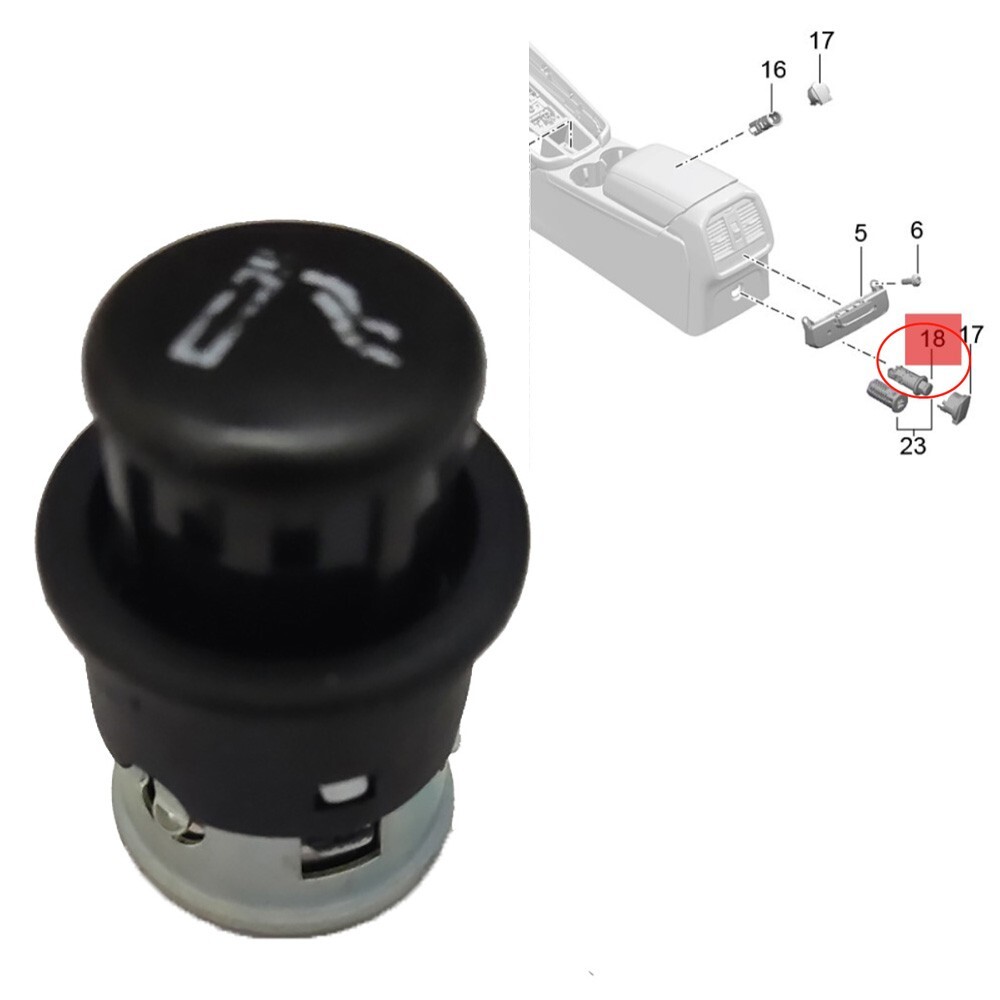 95865231100 Cigarette Lighter Simulator Fit For Porsche 2011-2018