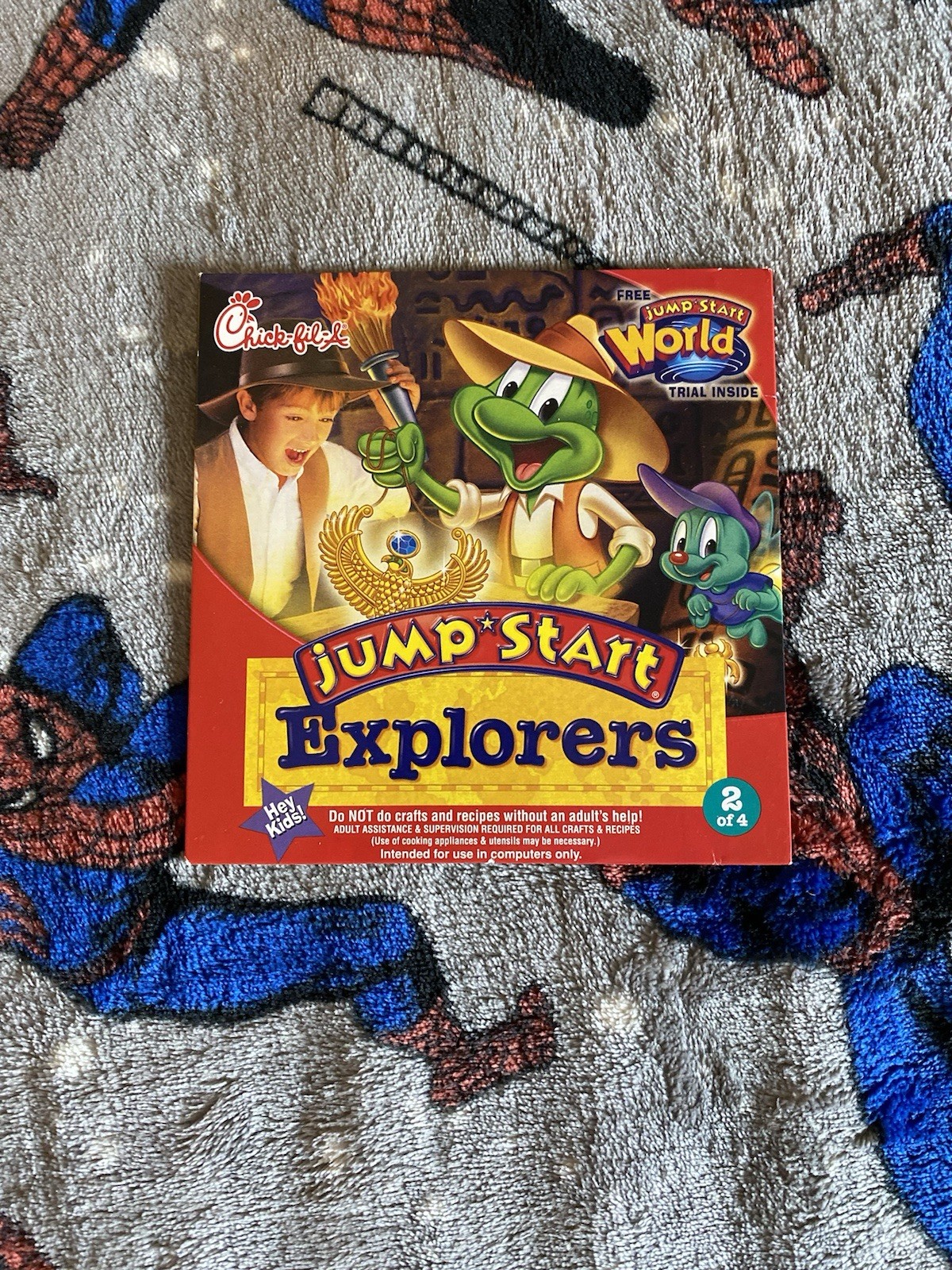 Jump Start Explorers Discover History Early 2007 PC Game Chick-Fil-A 2/4