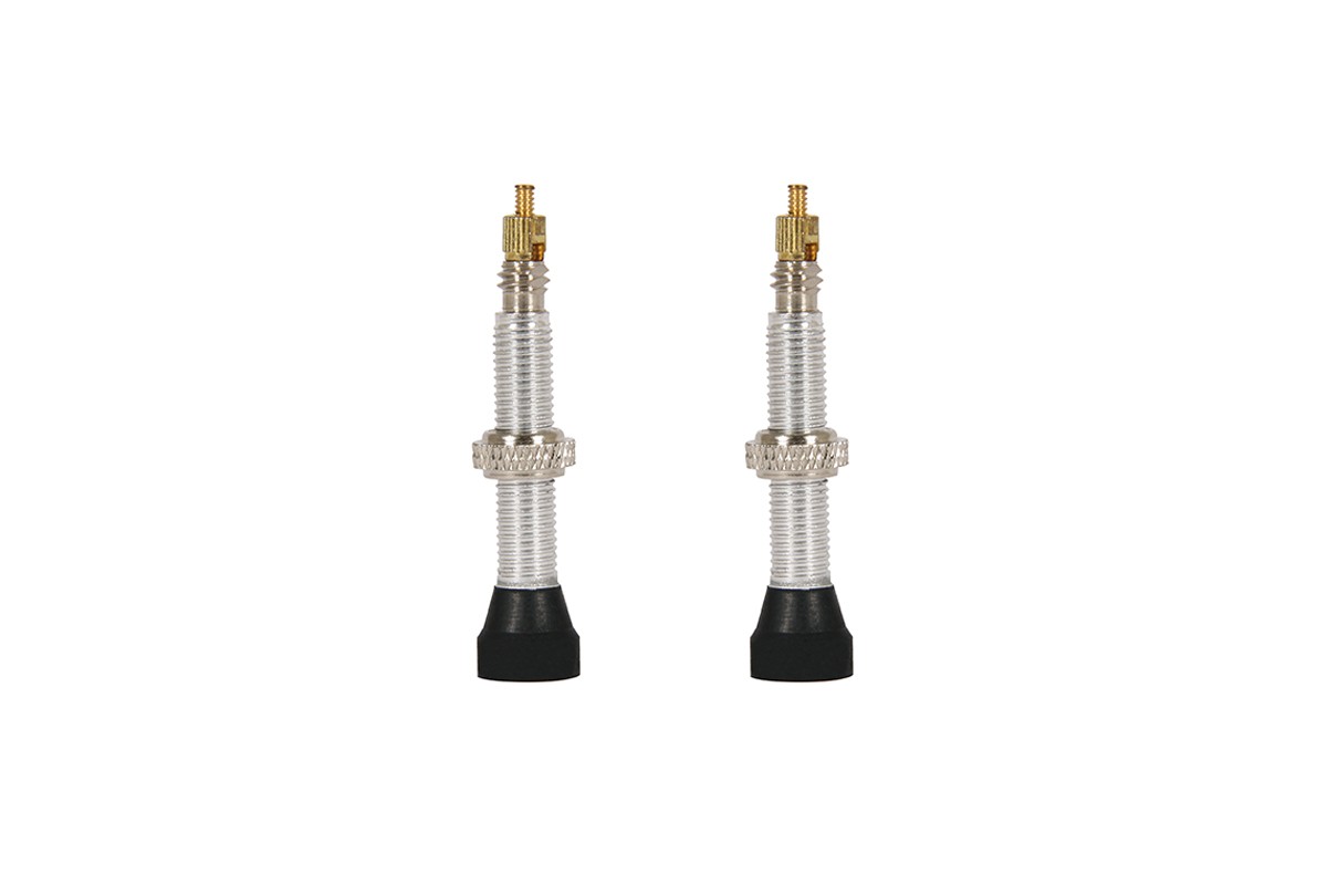 2x valve for tubelizing the removable bicycle howitzer type Presta fine