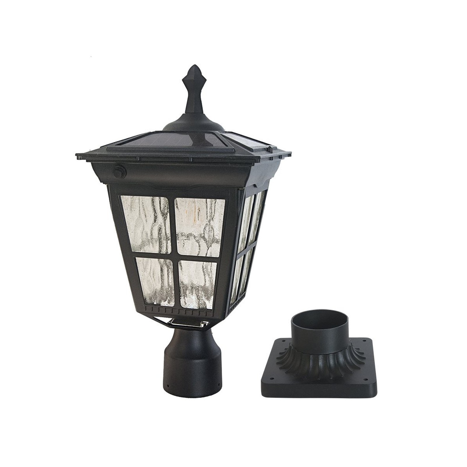 Kemeco ST4311AQ LED Cast Aluminum Solar Post Light Fixture with 3-Inch Fitter...