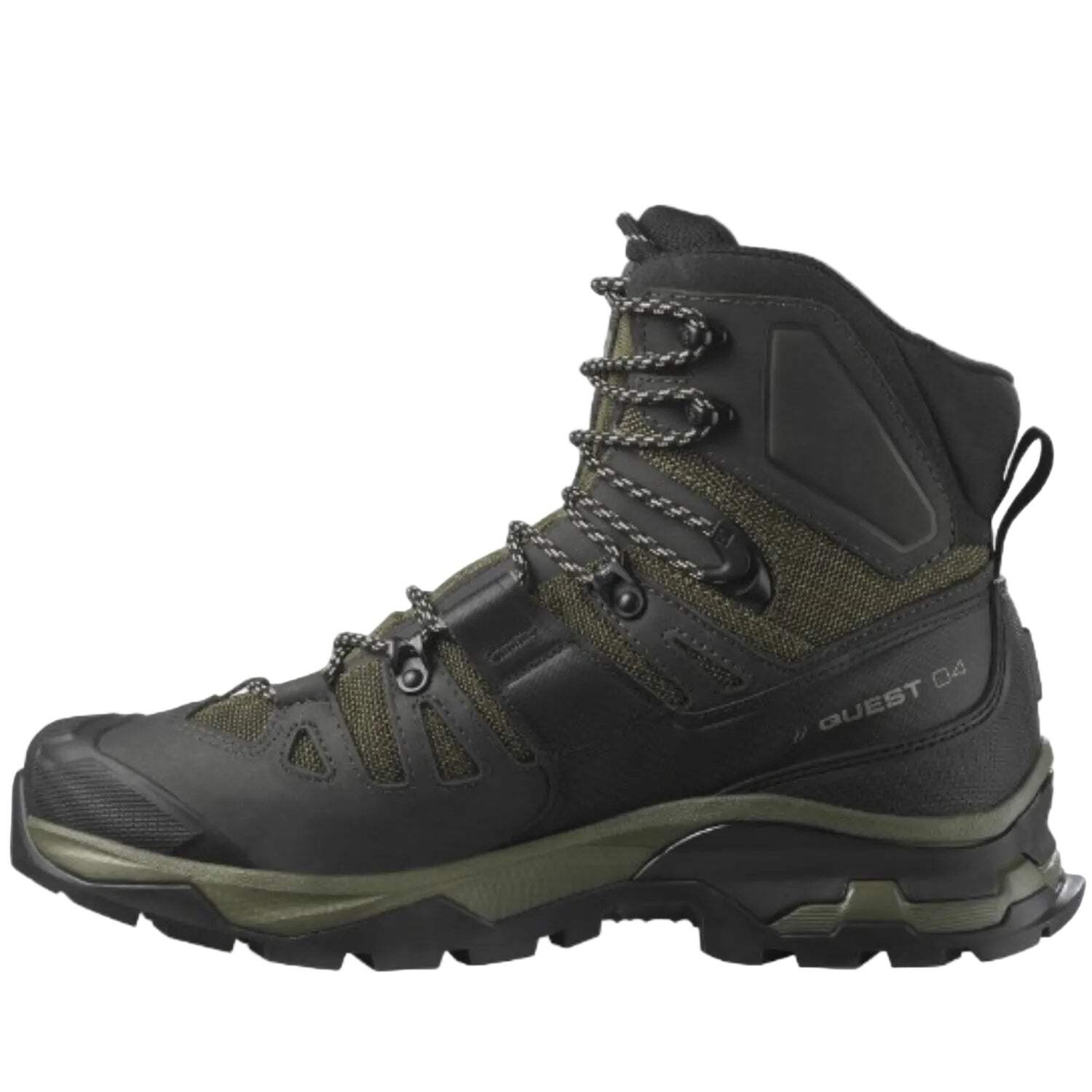 Salomon Men's QUEST 4 GORE-TEX Hiking Boots For Men, Olive Night/Peat/Safari