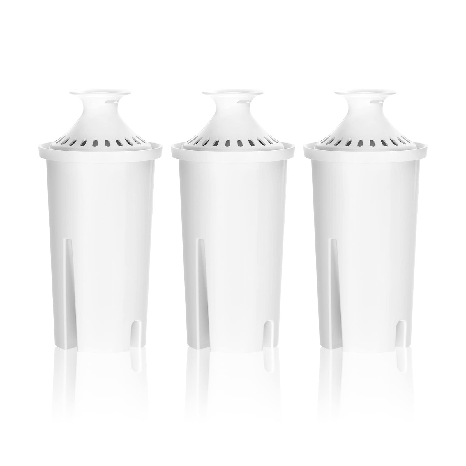 Overbest 7006 Pitcher Water Filter, Replacement for Brita® 3 Count, White