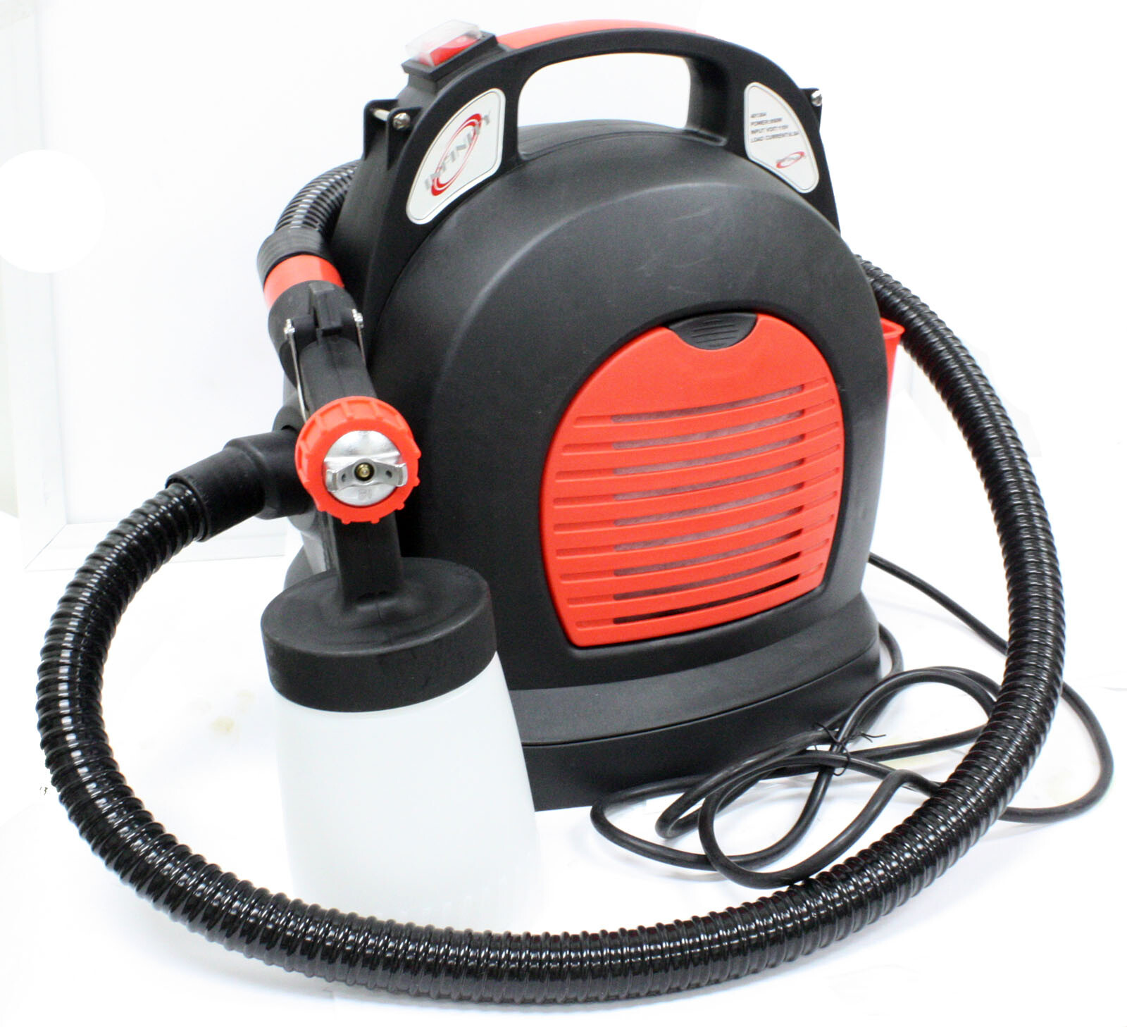 800W Electric Air Compressor Paint Spray Gun Painter Sprayer W/1.8mm Nozzle & Ho