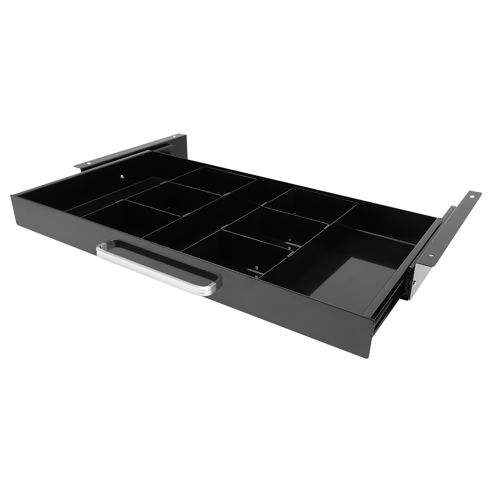 21.5” Under Desk Sliding Pull-Out Drawer Drawer Easy Slide Out Storage Organizer