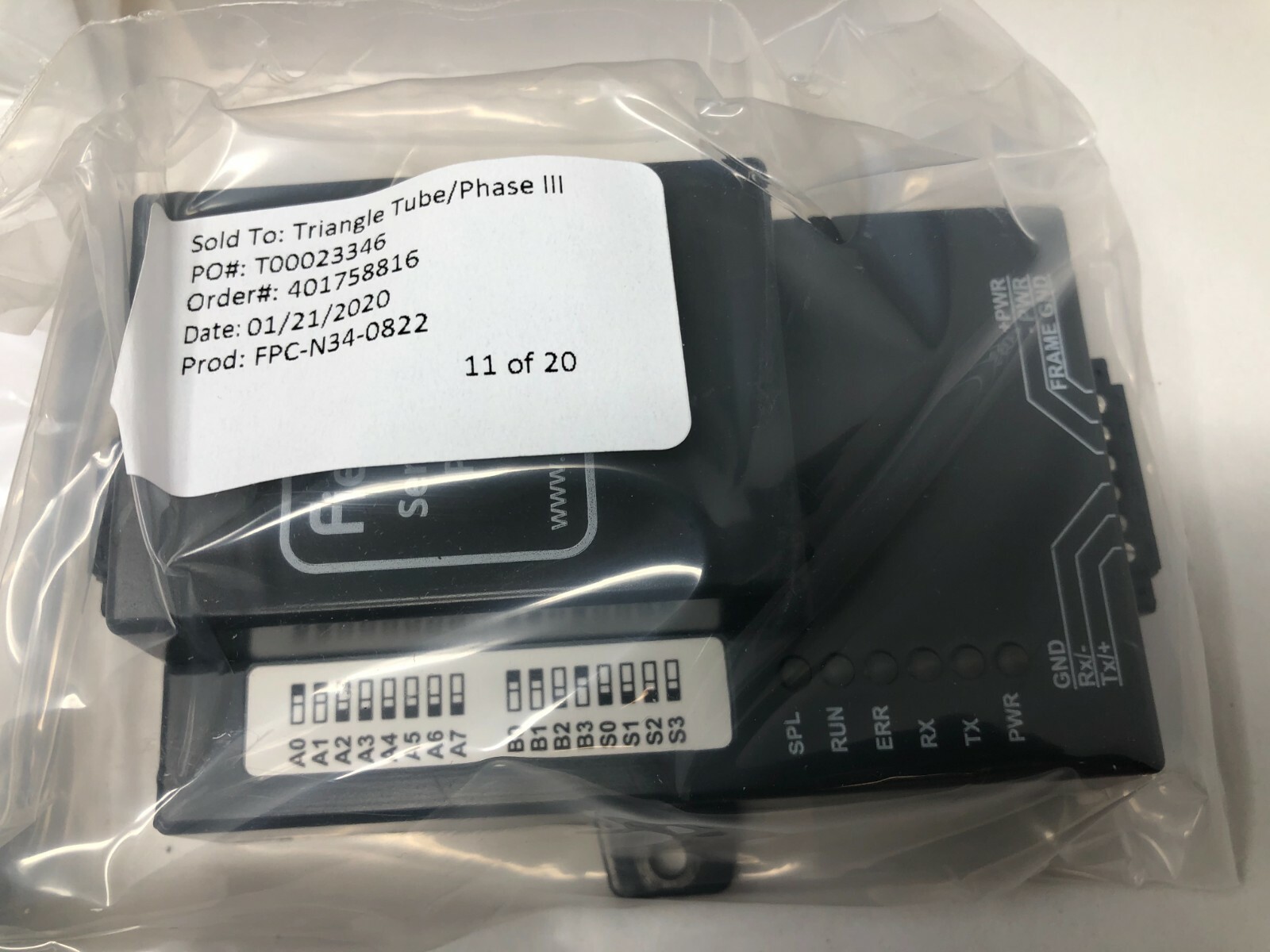 Triangle Tube PTCON22 ProtoNode Bacnet FPC-N34 For Triangle Boilers