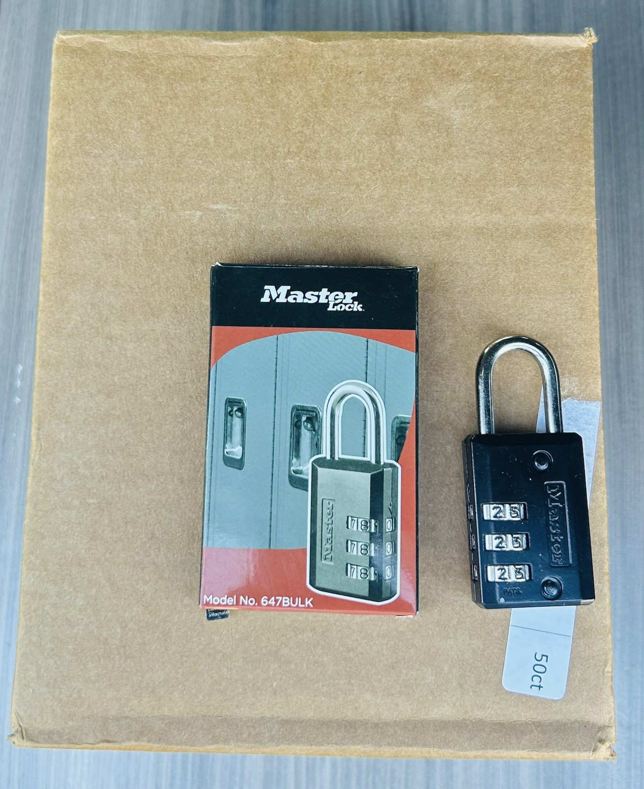 Master Lock 647D Set Your Own 3 Digit Combination Padlocks Bulk Lot Of 100