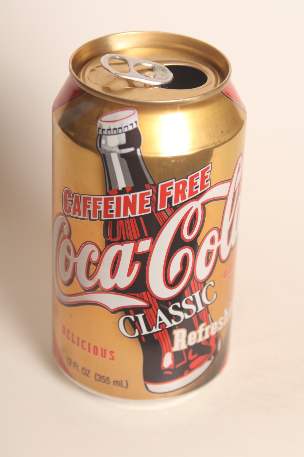 Caffeine Free Coca-Coke soda can
