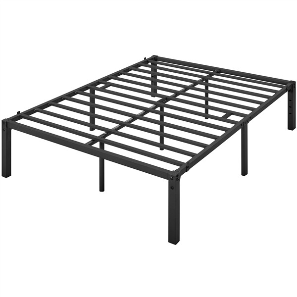 14-18in Metal Platform Bed Frame Full/Queen Heavy Duty Strong Underbed Storage