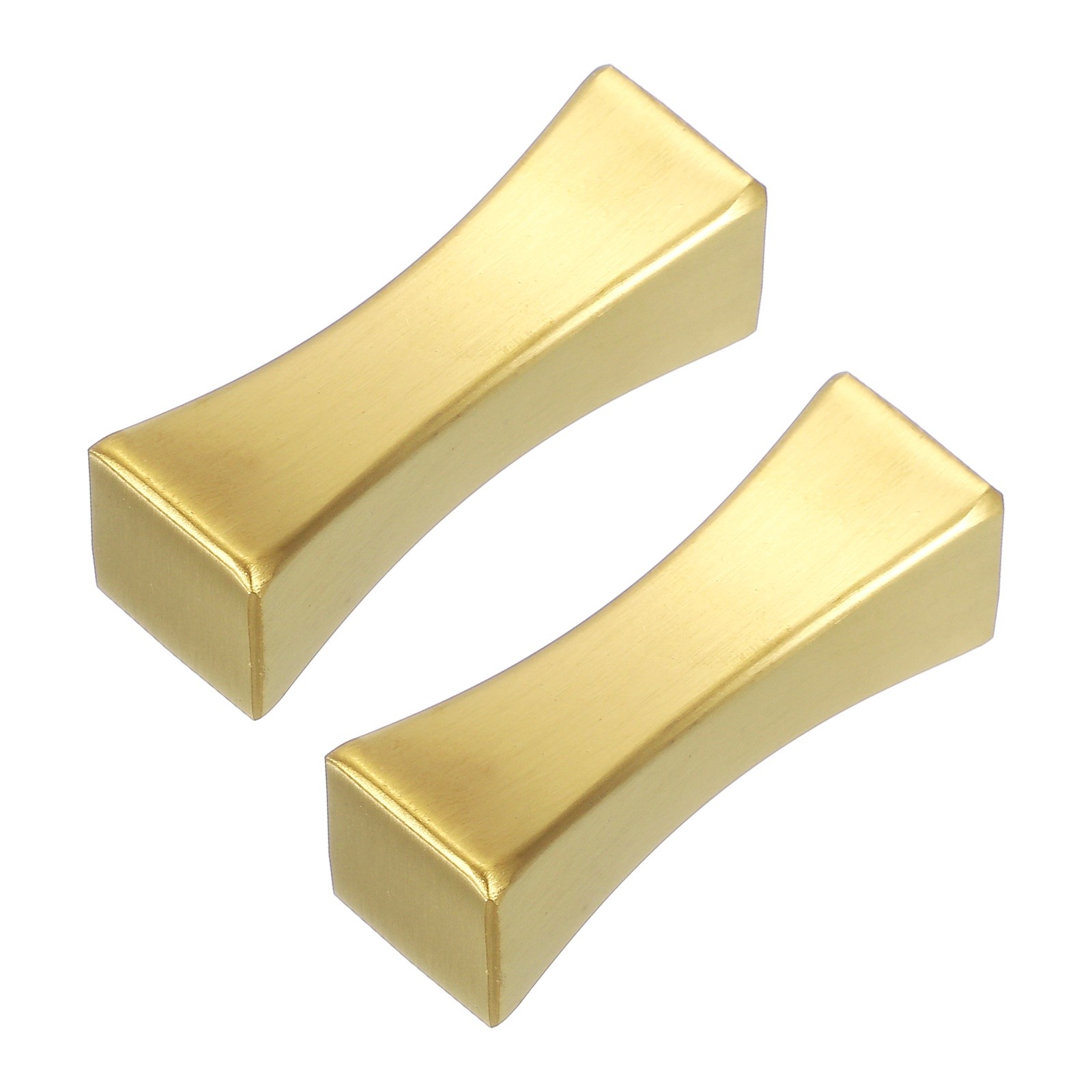2pcs Chopstick Rest Stainless Steel Chopsticks Holder 2"x0.7"x0.66" Gold Tone