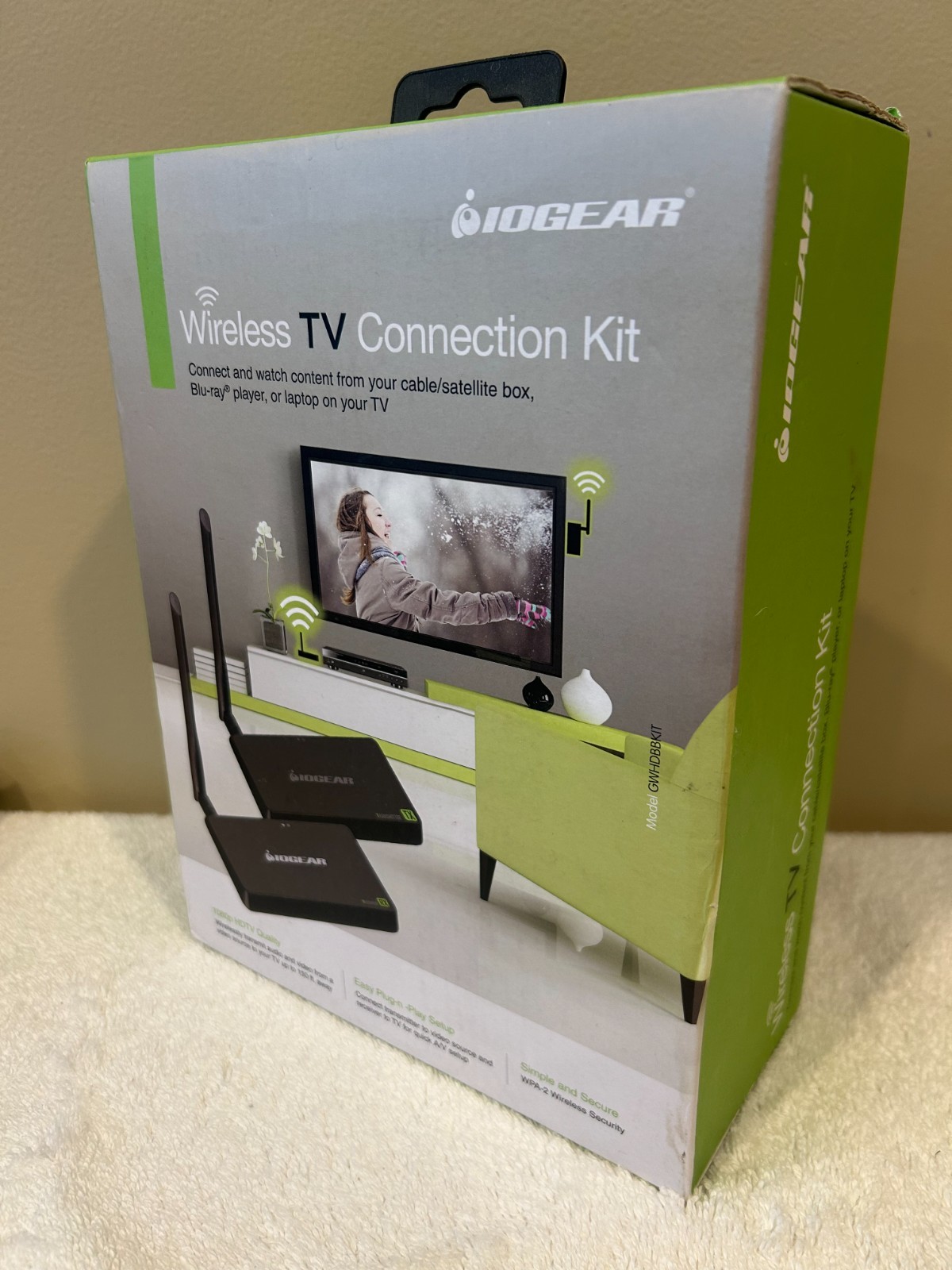 IOGEAR Wireless HDMI TV Connection Kit - Black