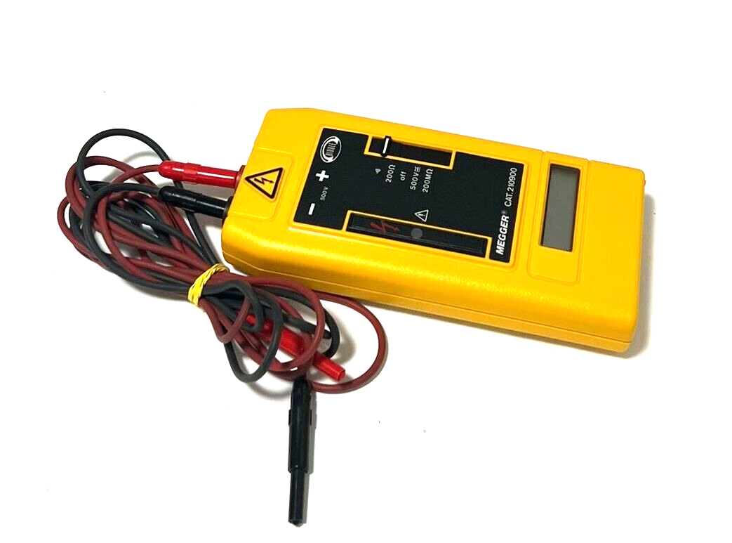 Biddle Industries 500V Voltmeter CAT 210900 Megger