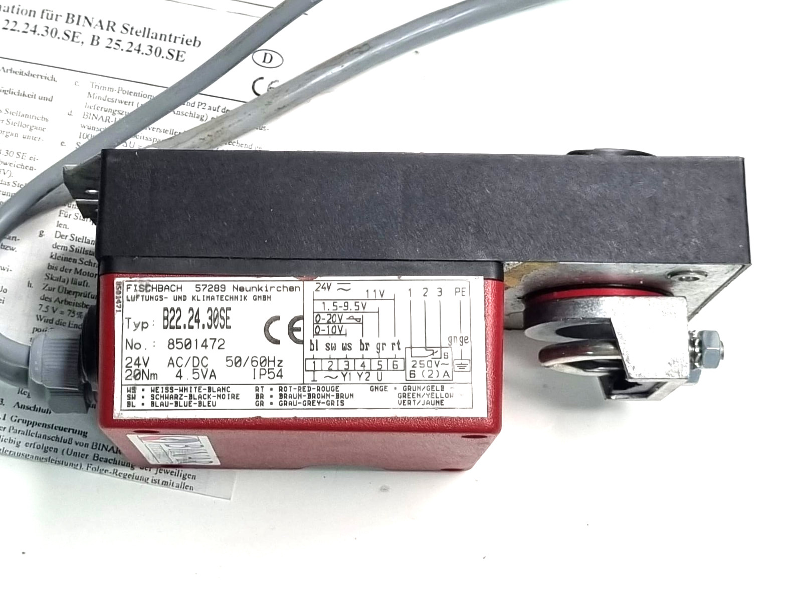 BINAR STELLMOTOR B 22.24.30 SE