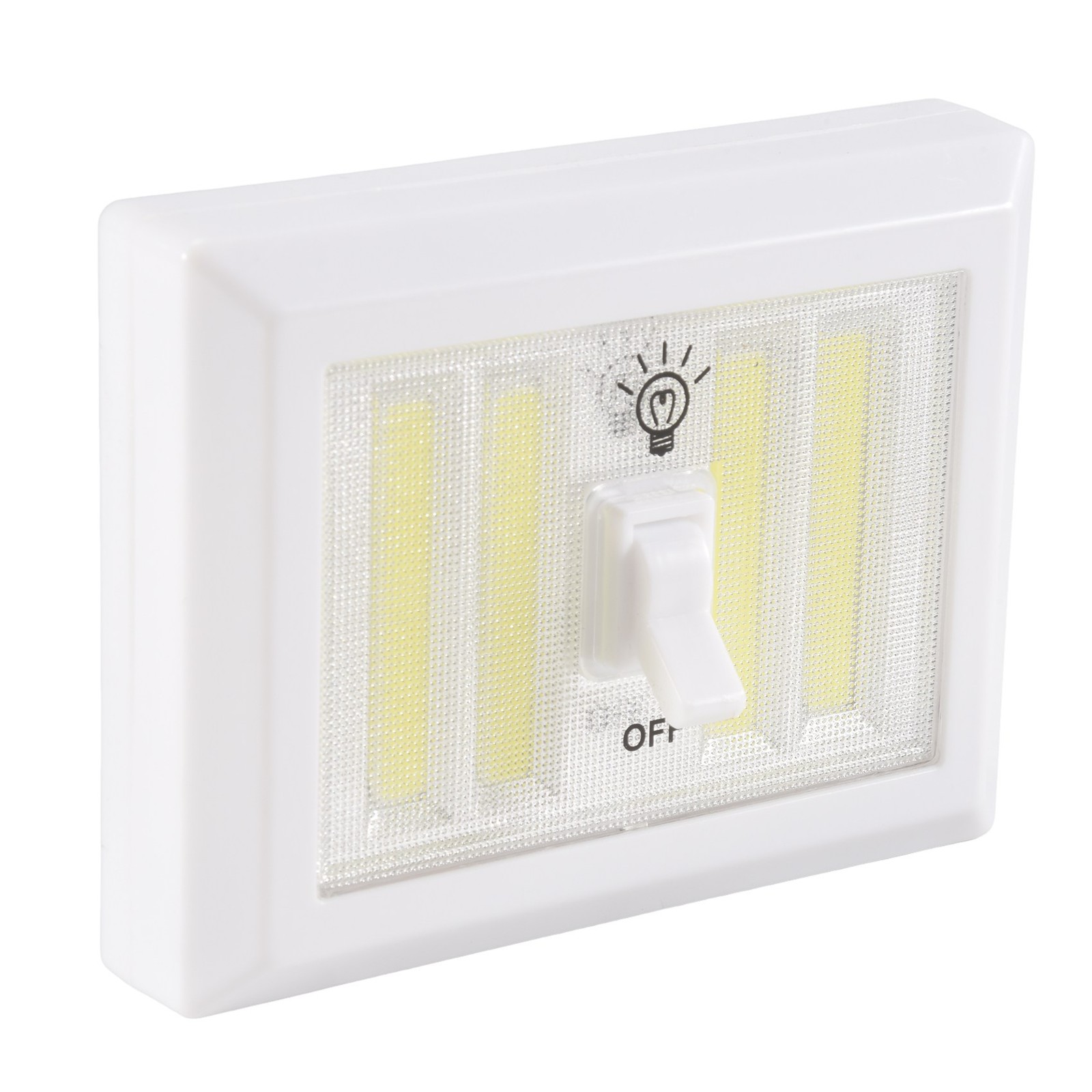 1pcs COB Wall Lamp  LED Battery Powered Garage Cabinet Closet Lamp9734