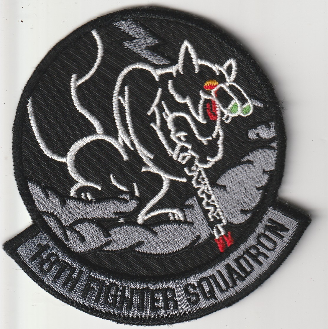 USAF air force 18th Fighter Sq Night Vision Goggles Eielson AFB Alaska patch