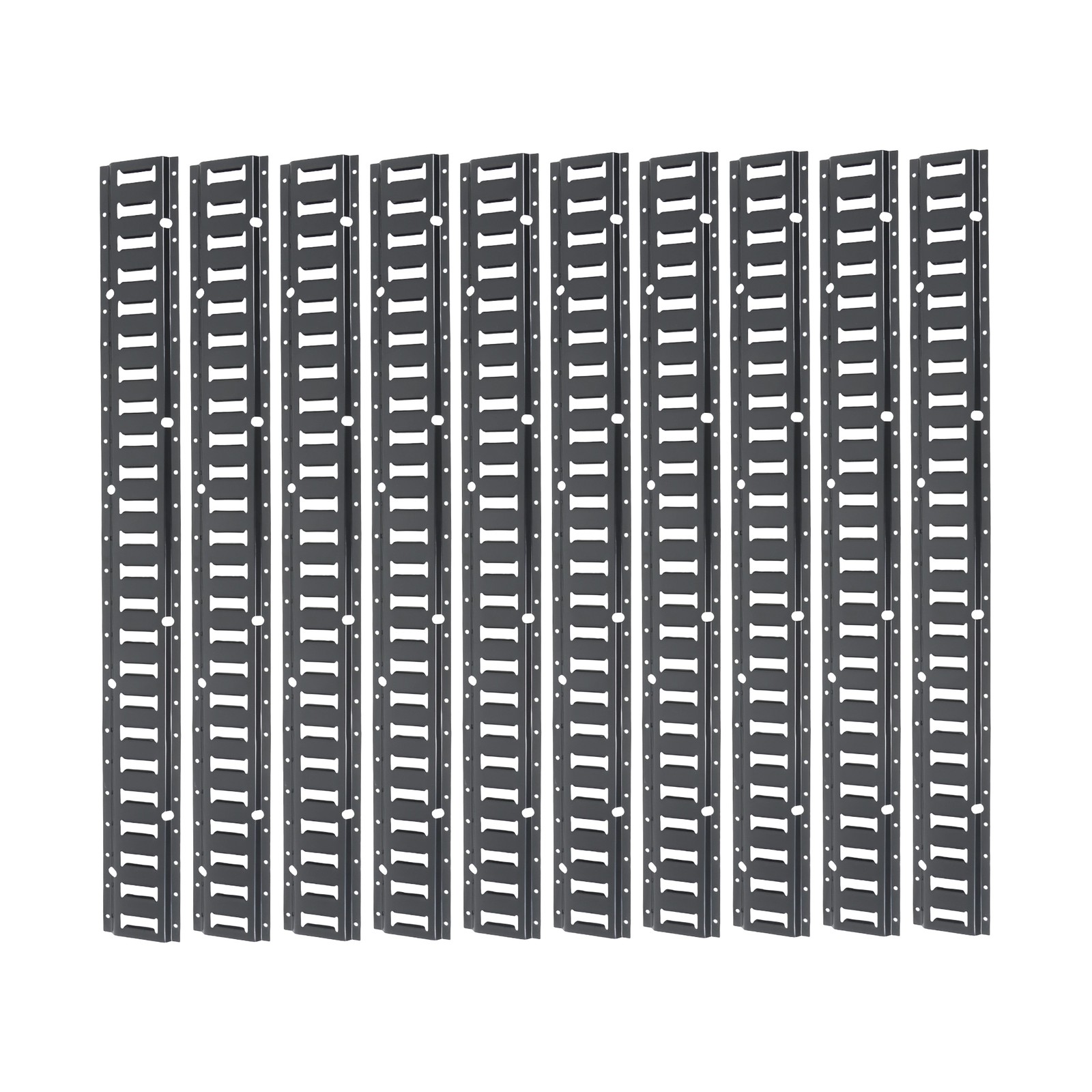 LABLT For Trucks 10 Pack Steel Powder Coated Flexible 4' E Track Tie Down Rail