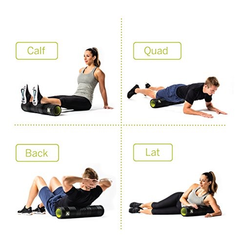 TriggerPoint GRID Foam Roller for Exercise, Deep Tissue Massage and Black
