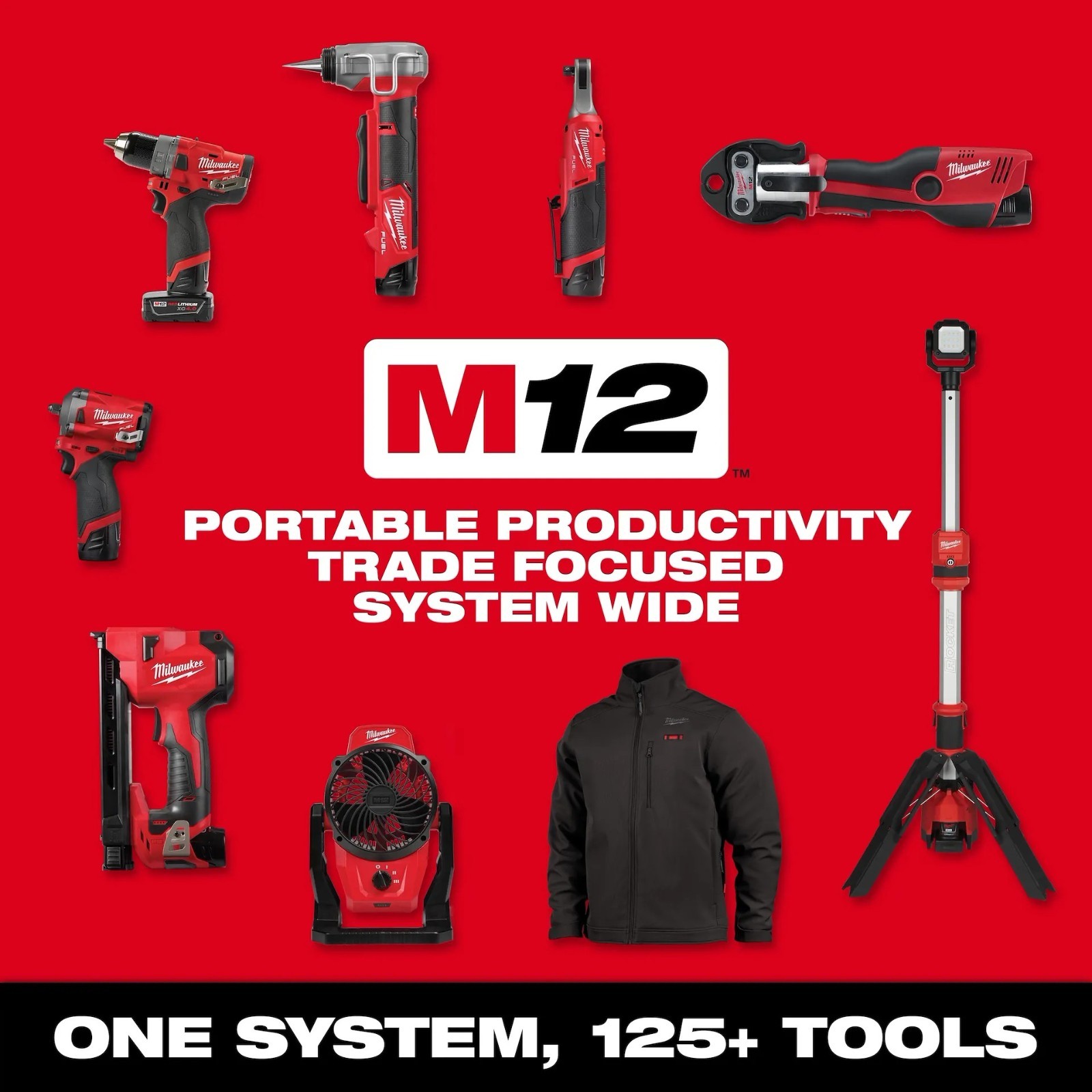 Milwaukee 3154-20 M12 75ft Drain Camera w PACKOUT Compatibility Tool Only