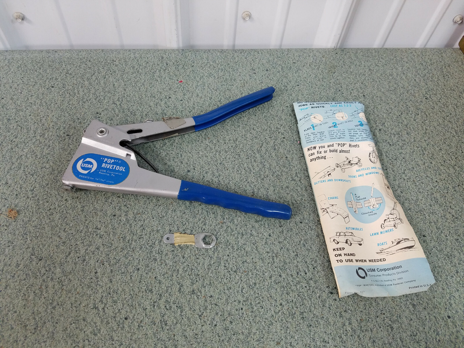 “POP" Rivetool K110 USM Tool Only Vintage in package