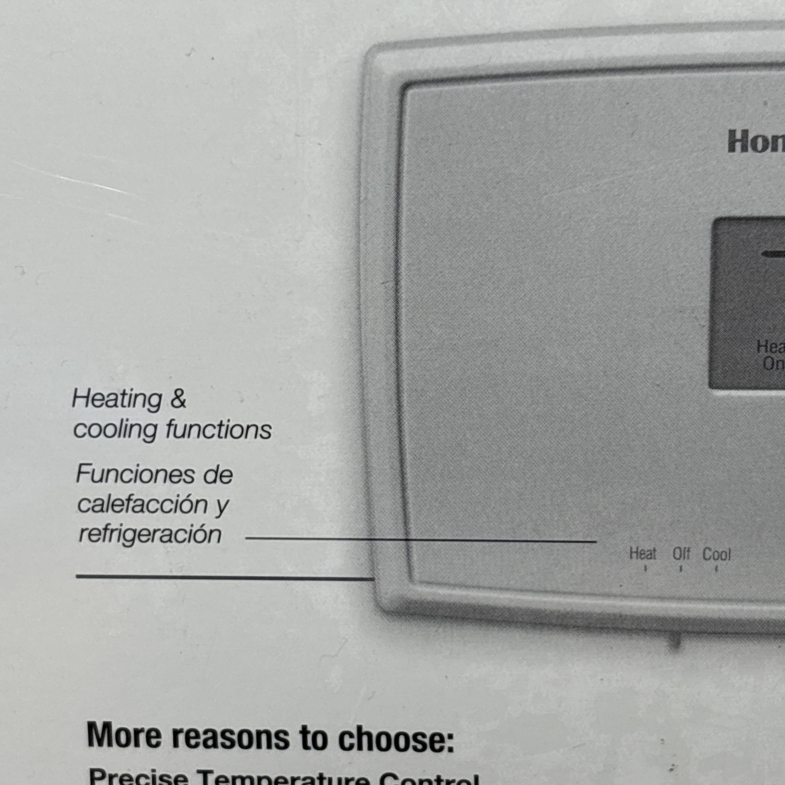 Honeywell RTH111B Digital Thermostat White Non-Programmable
