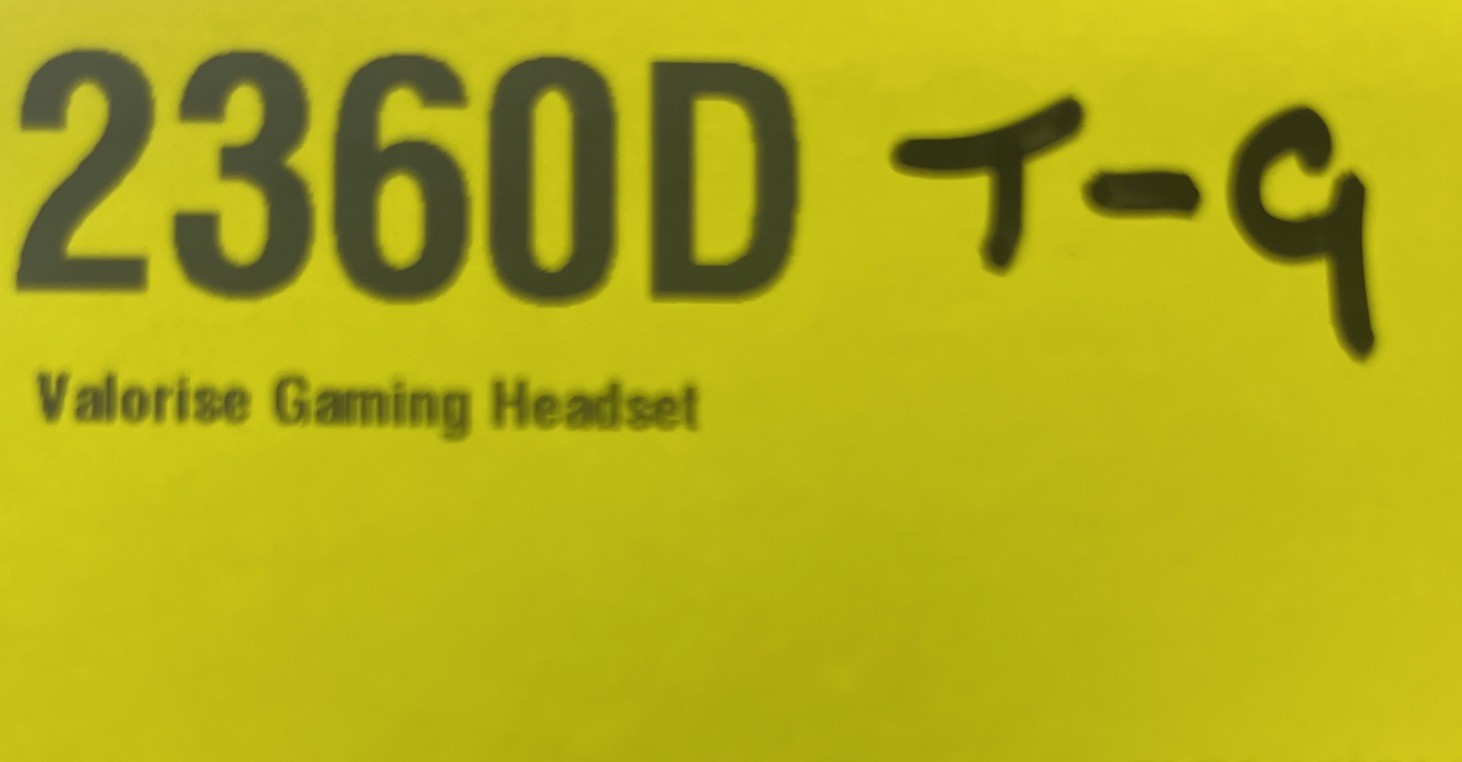 Valorise Wireless Gaming Headset, 7.1 Surround Sound.