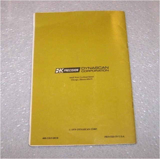 B&K 2830 DMM Original manual