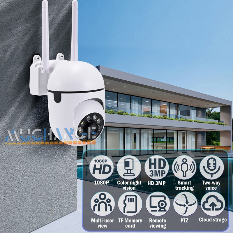 New Wifi Camaras De Seguridad Exterior Inalambrica Con Vision Nocturna 1080P