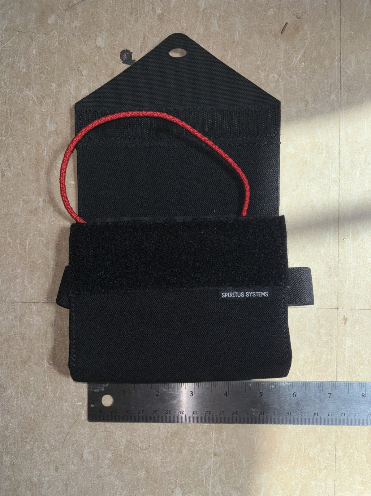 Spiritus Systems Quick Access Medical IFAK Insert Pouch Black Red Pull Handle