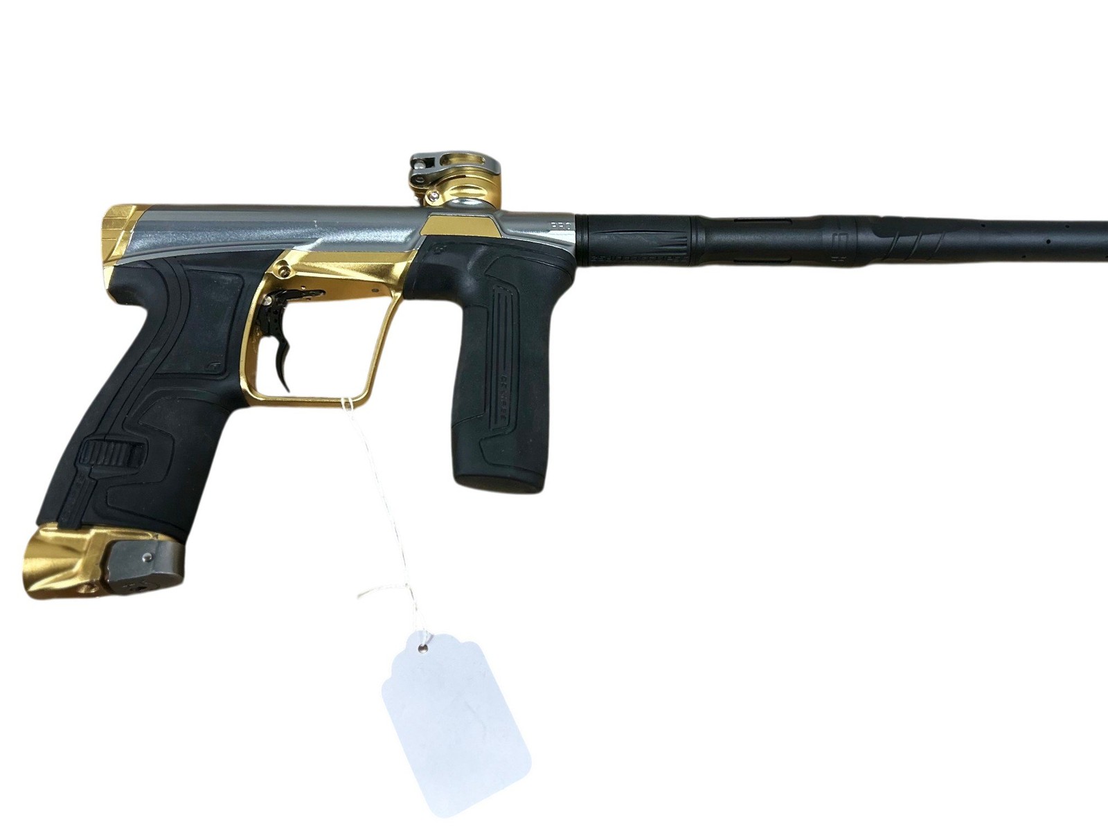 Used Planet Eclipse CS2 Pro Paintball Marker w/ P.E. Soft Case - Grey/Gold
