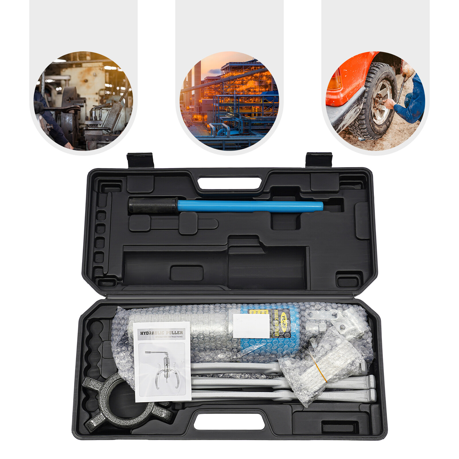 YL-20 Hydraulic Pulling Separator Tool Kit Gear Puller Wheel Bearing Puller Kit