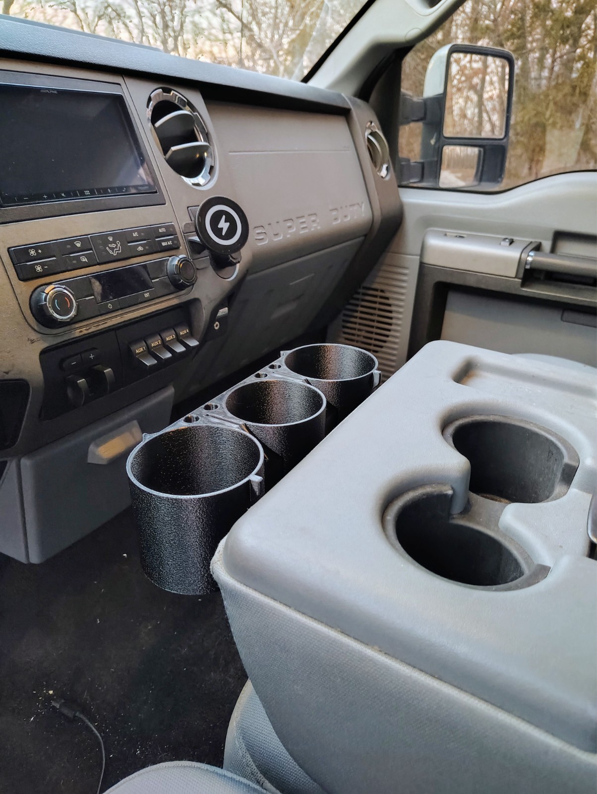 3x Cup Holder | REPLACES HEADREST | 2011-2026 Ford F150/F250/F350 Superduty