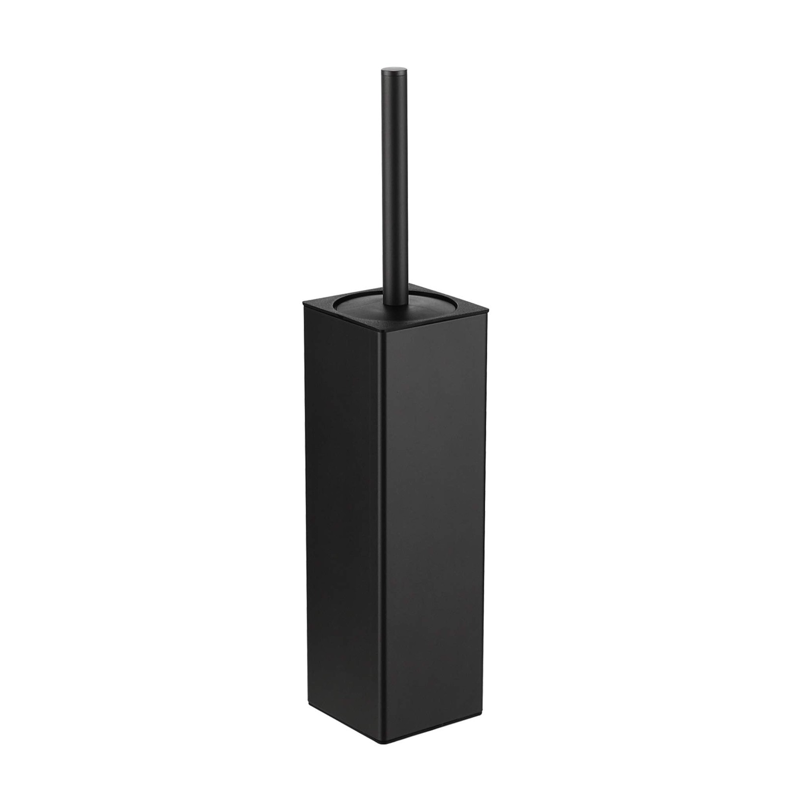 BGL Toilet Brush and Holder Set, Matte Black Freestanding for