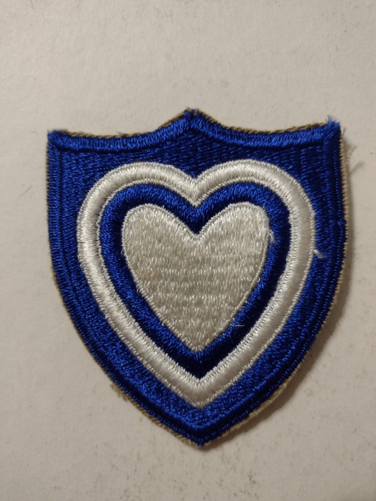 XXIV CORPS PATCH FROM BOX DATED 5/20/48  NEW OLD SETOCK