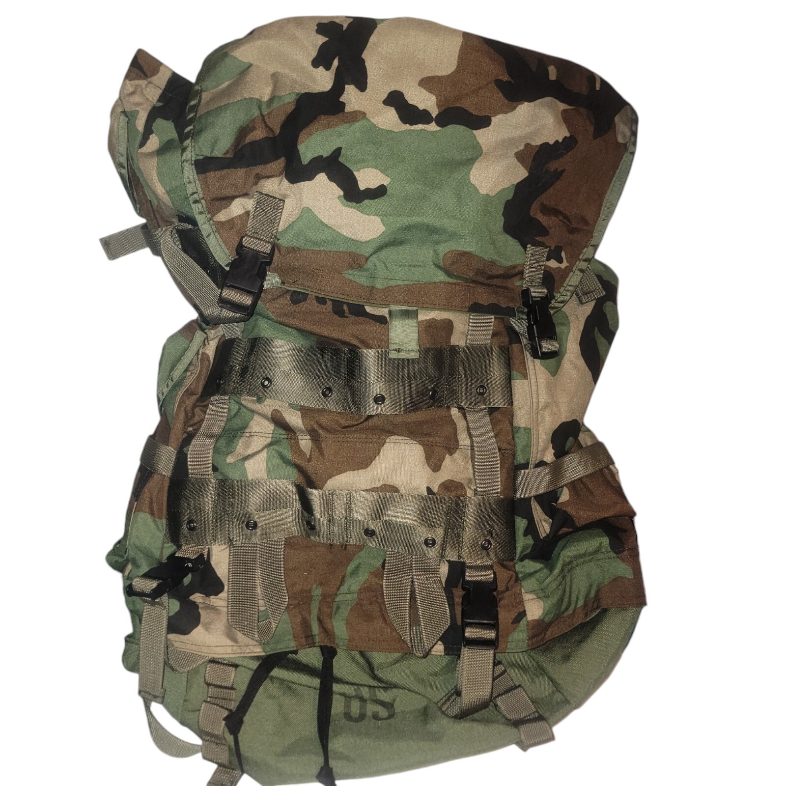 Woodland Camo Field Pack Large Rucksack Internal Frame Bag US Military FREE SHIP