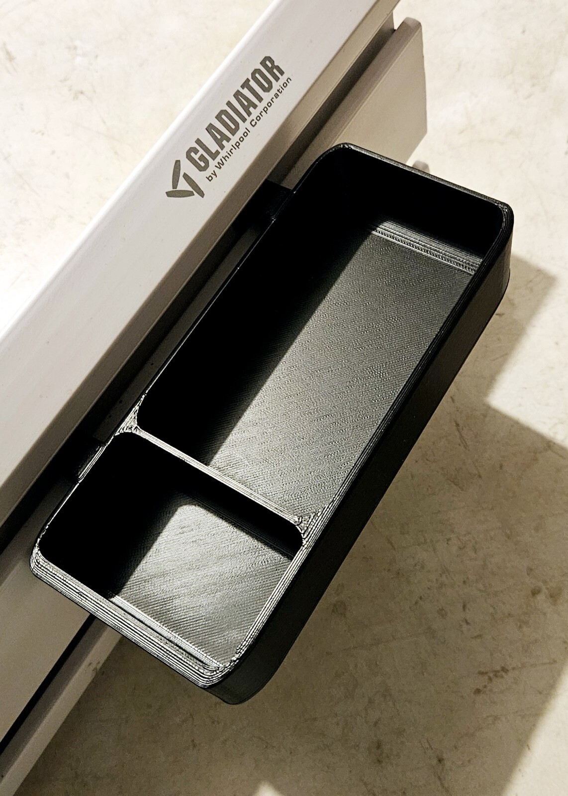 New Storage Tray for Gladiator Gearwall & Geartrack 6"L x 2.5" W x 1"D