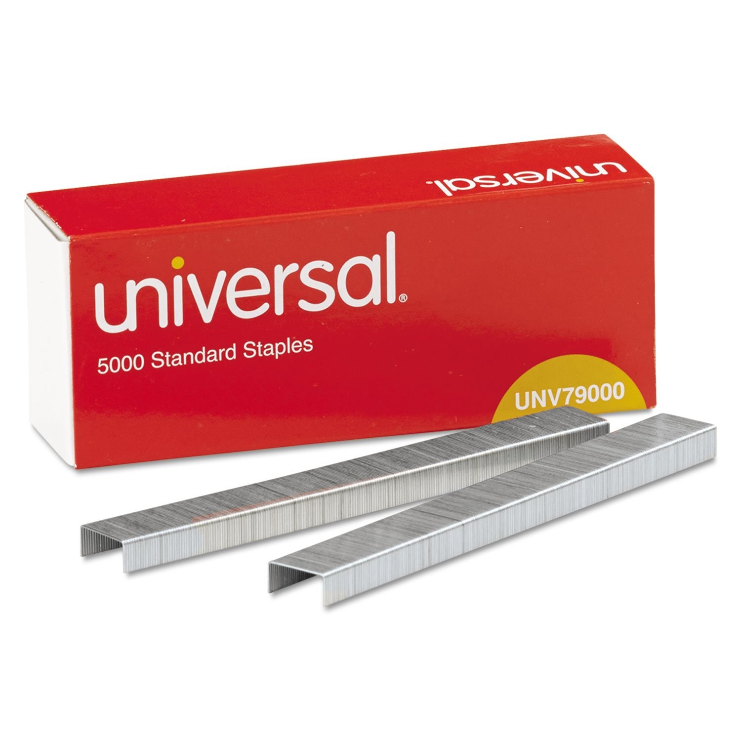 Universal 79000VP Standard Chisel Point 210 Strip , 5,000/Box, 5 Boxes per Pack