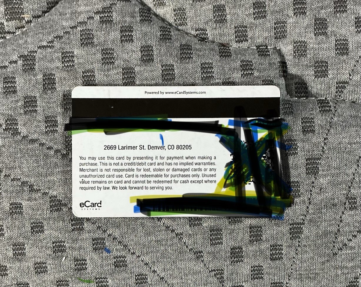 Denver Central Market Gift Card $100