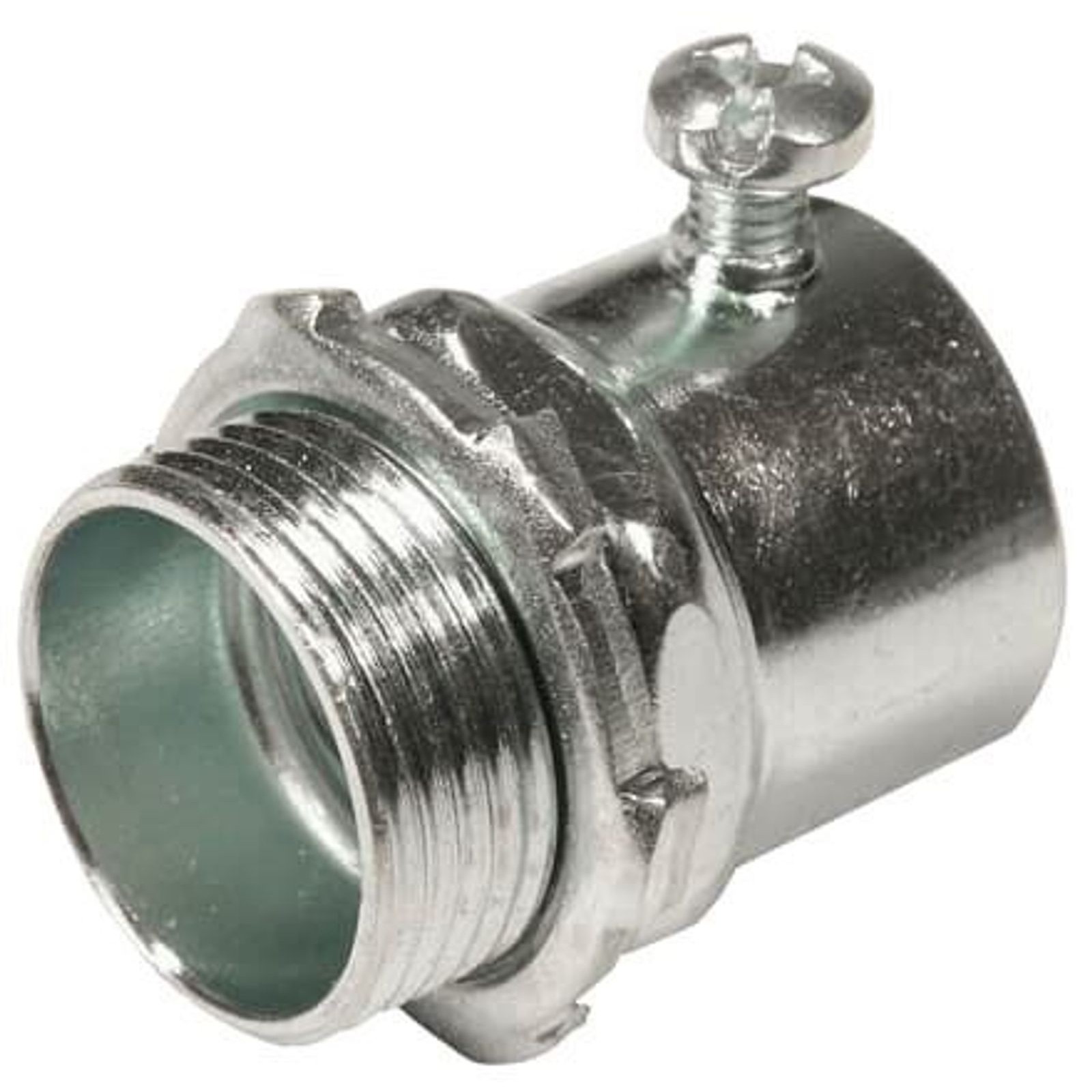 STEEL CITY HC-102, Rigid Conduit Set Screw Connector, 3/4", Steel, 1pc