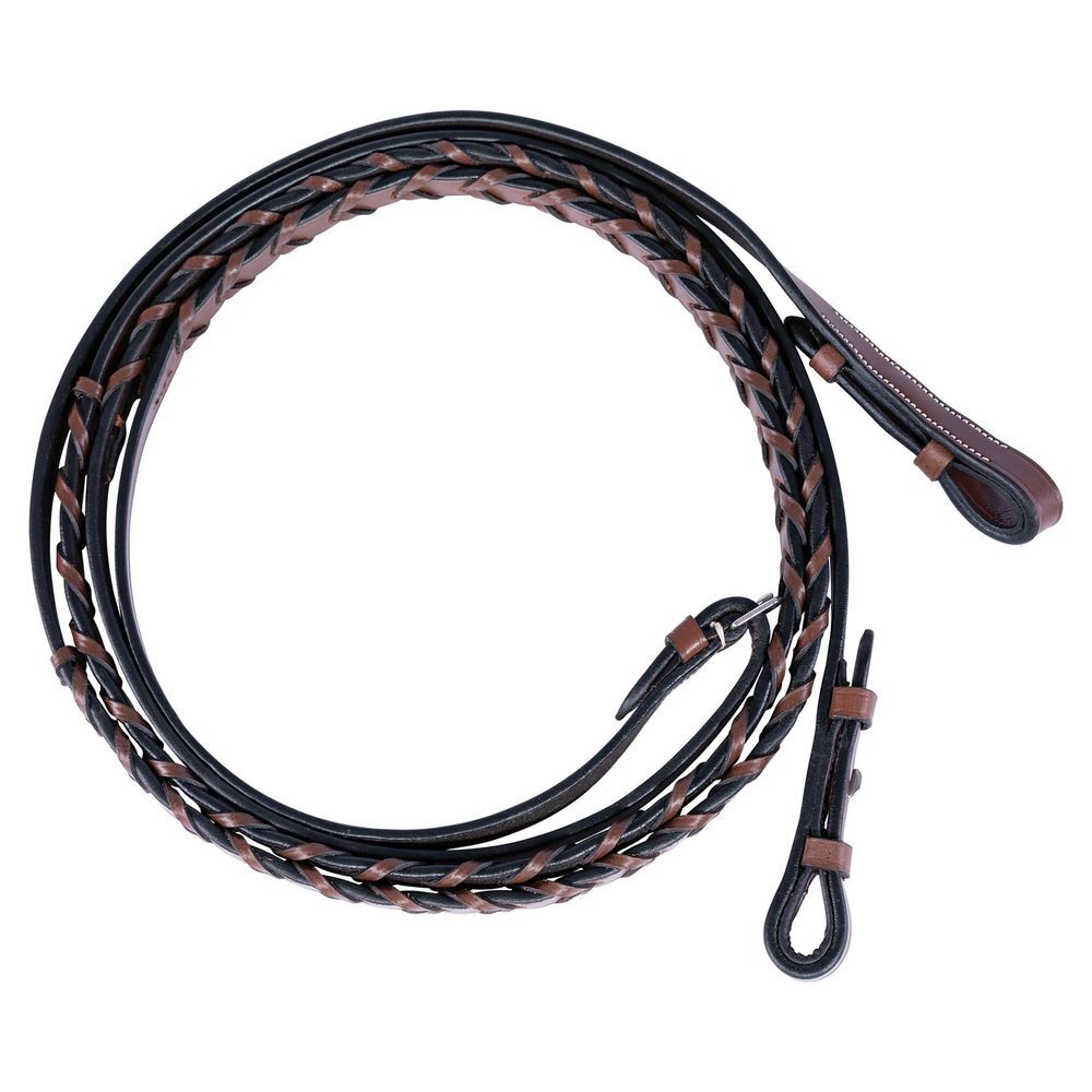 Schneiders Pinnacle X-Long Laced Reins 5/8 x 64 | Grip Lacing | Various Colors