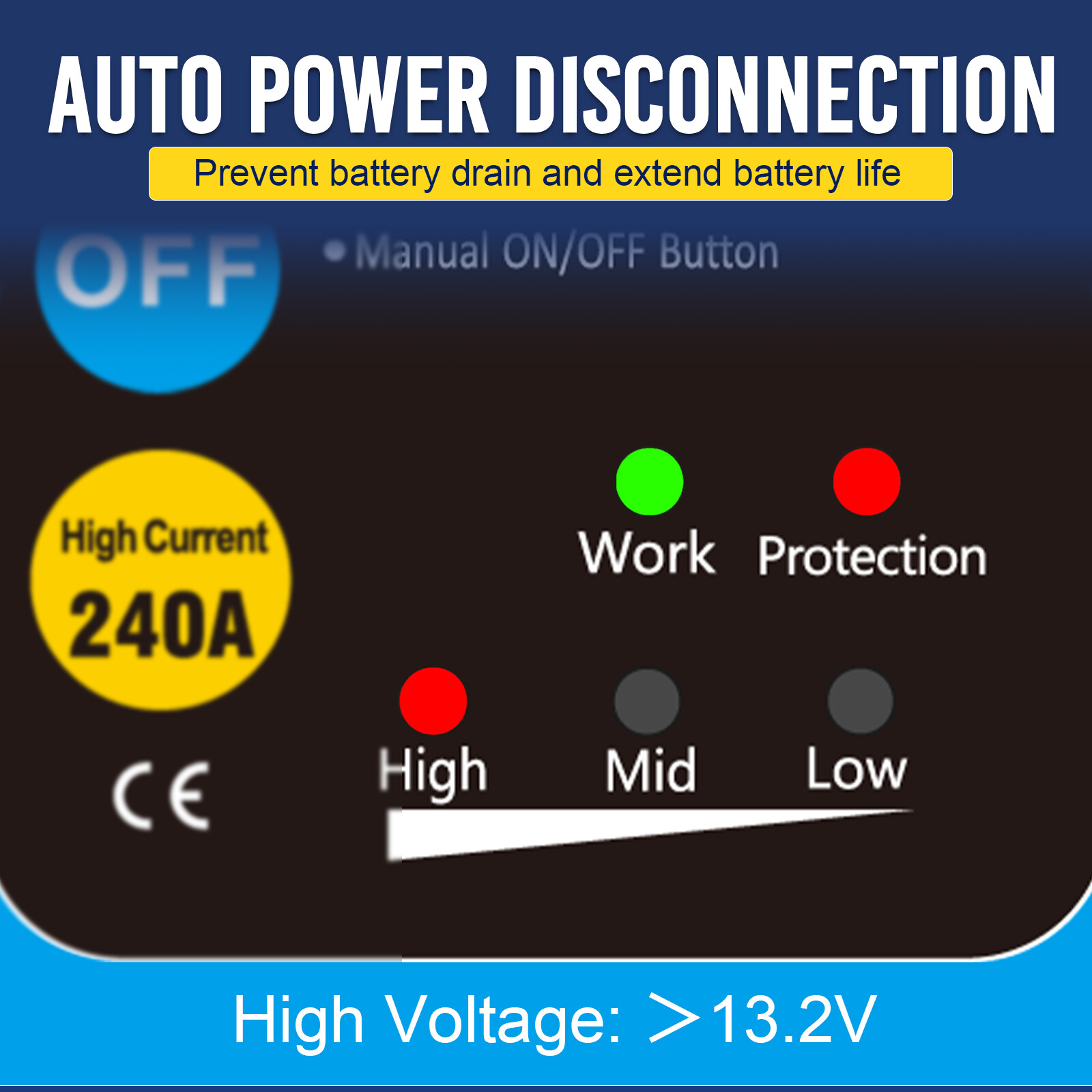 Car Battery Switch Disconnect Power Kill Master Isolator Cut Off Remote Control