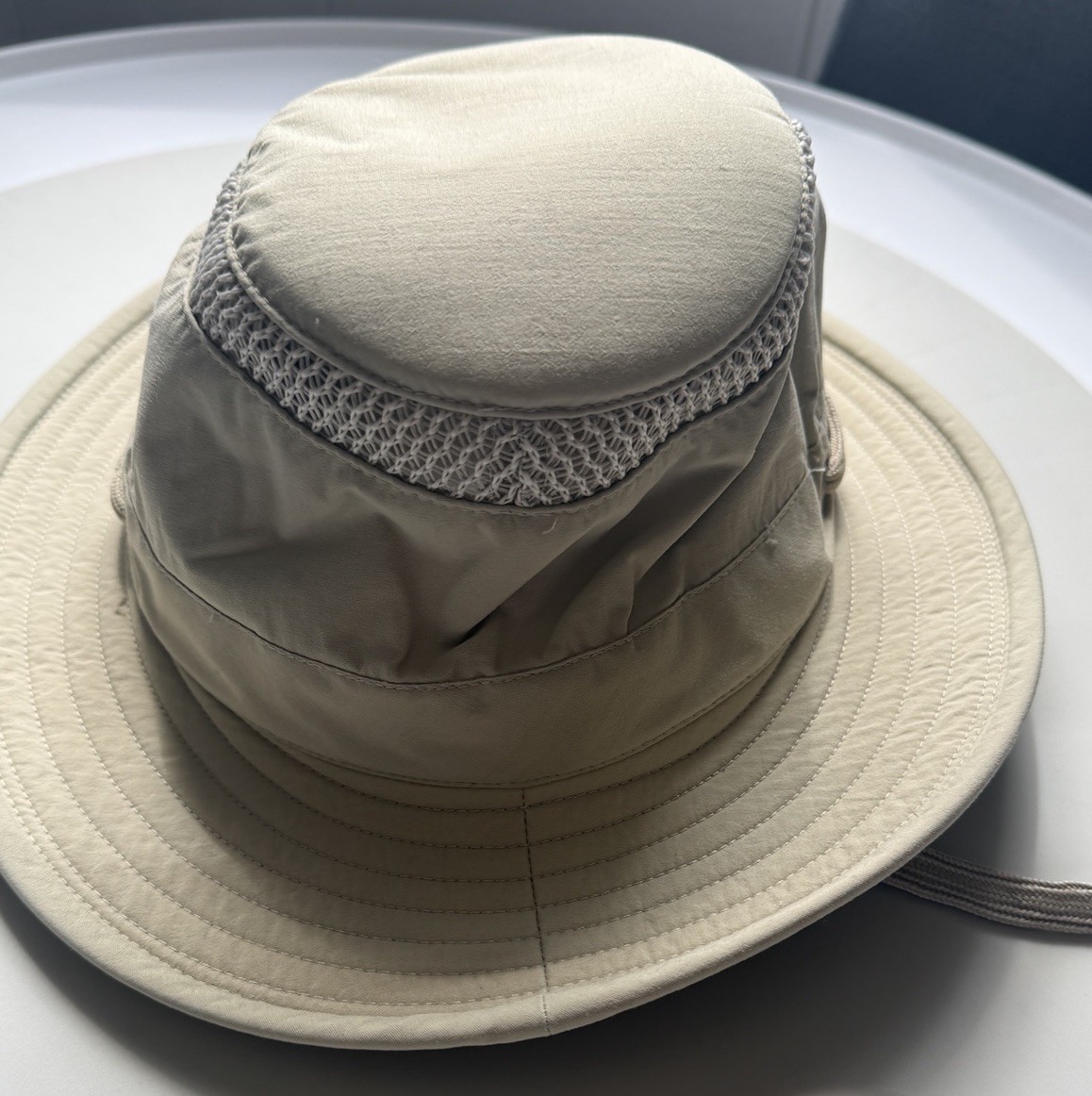 Tilley Airflo Wide Brim Hat Beige Nylon Polyester Camping Hiking Outdoor